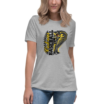 Performance | Women's Relaxed T Shirt | Keystone Cobras | Fang Crest Logo