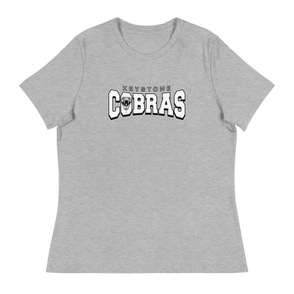 Performance | Women's Relaxed T Shirt | Keystone Cobras | Snake Mark Logo