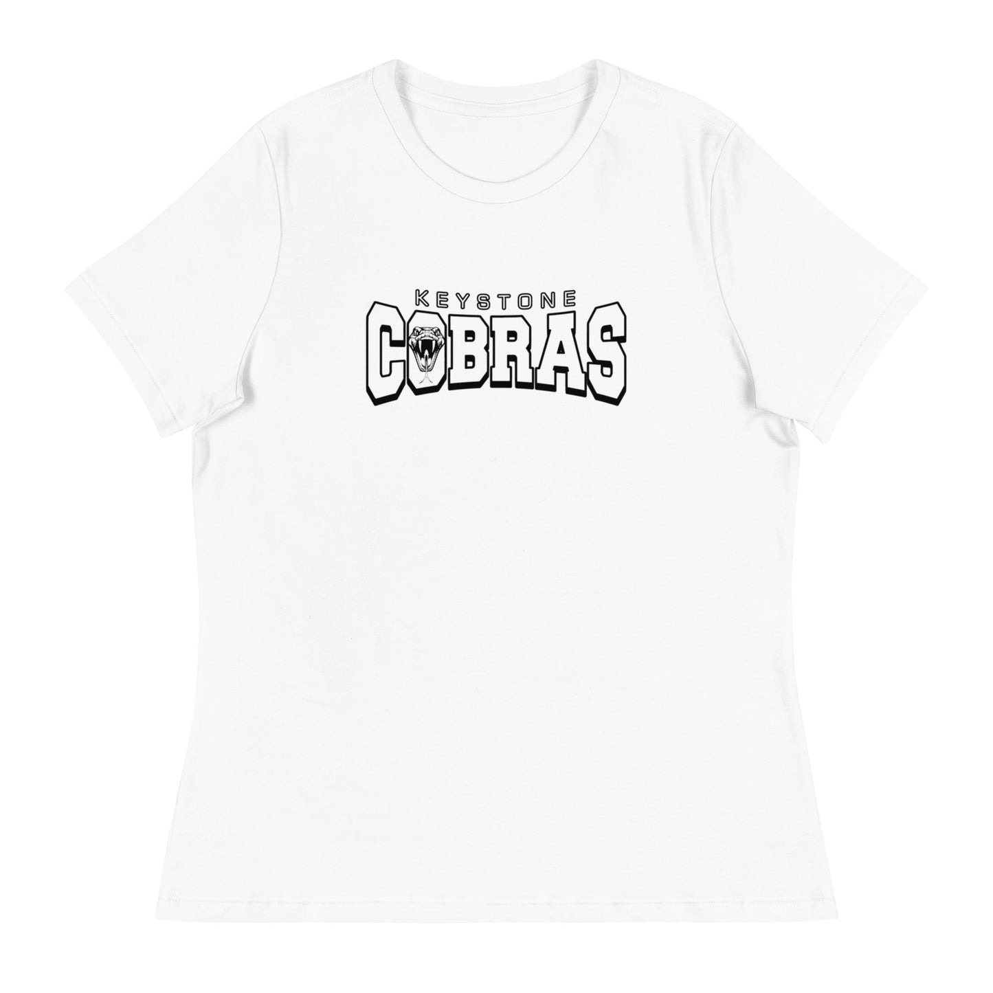 Performance | Women's Relaxed T Shirt | Keystone Cobras | Snake Mark Logo