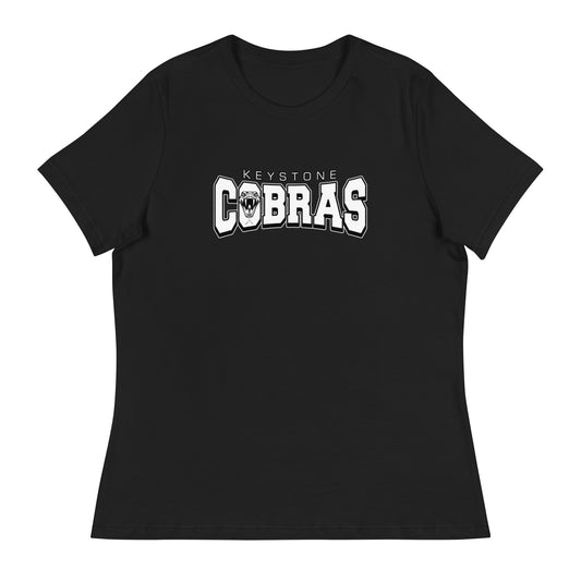 Performance | Women's Relaxed T Shirt | Keystone Cobras | Snake Mark Logo