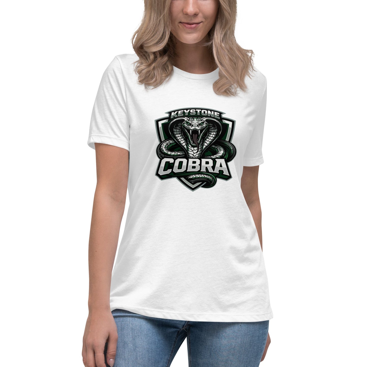 Performance | Women's Relaxed T Shirt | Keystone Cobras | Venom Guard Logo