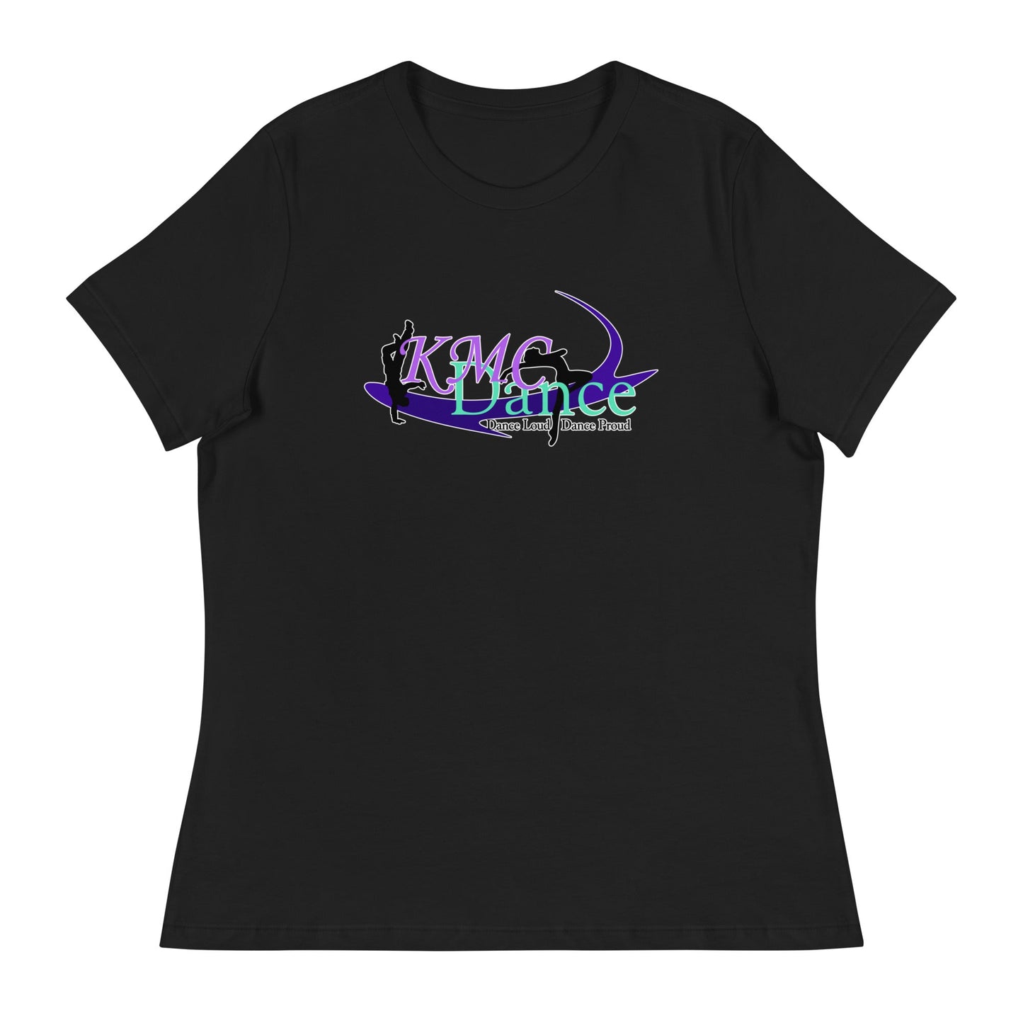 Performance | Women's Relaxed T Shirt | KMC Dance & Gymnastics | Emblem Logo