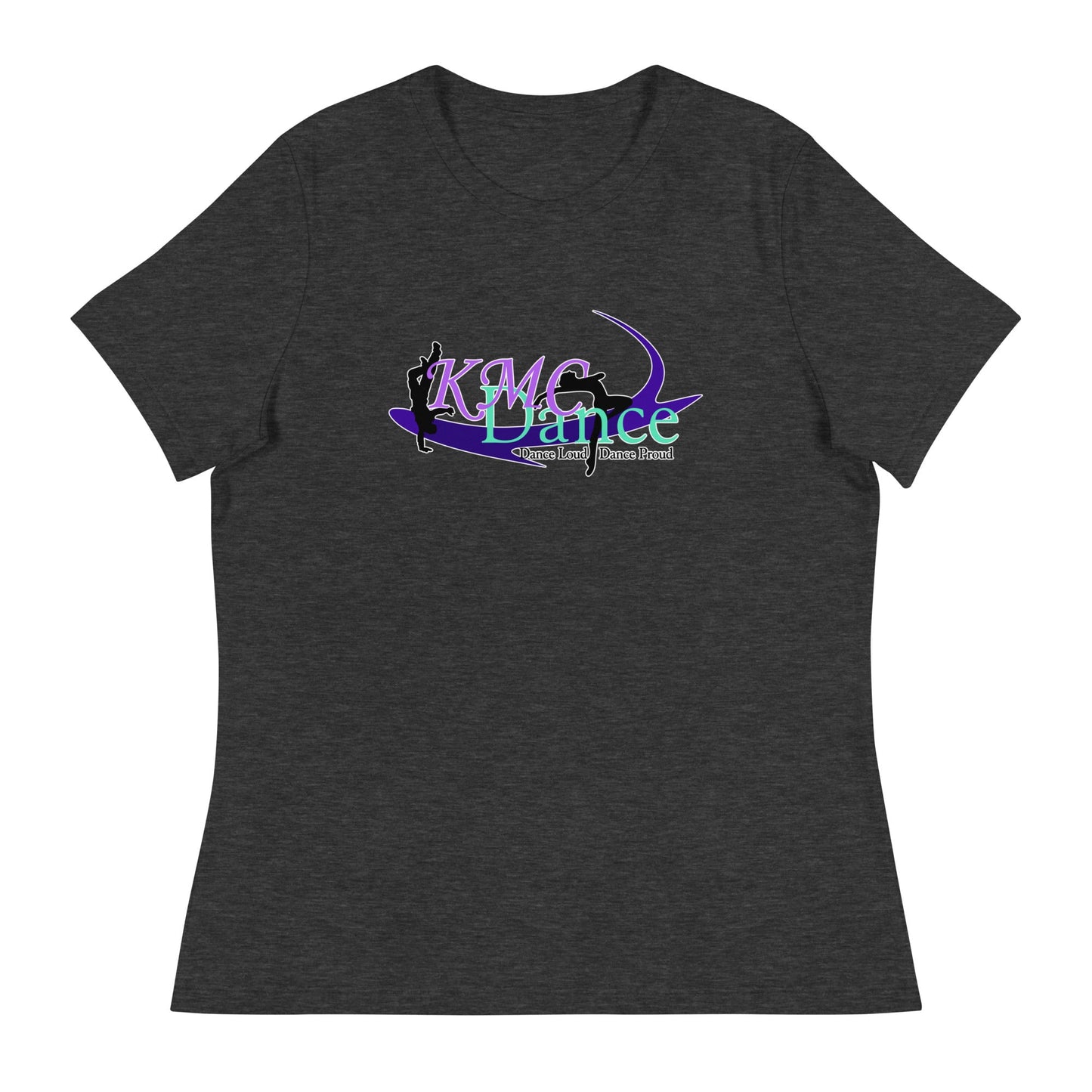 Performance | Women's Relaxed T Shirt | KMC Dance & Gymnastics | Emblem Logo