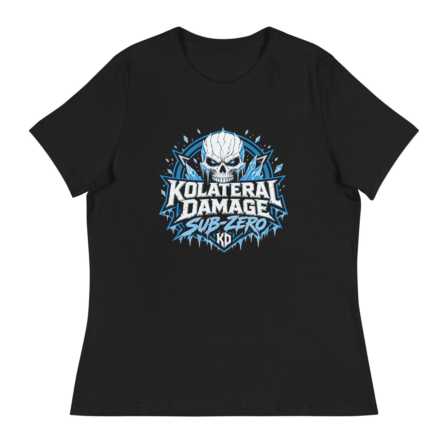 Performance | Women's Relaxed T Shirt | Kolateral Damage E-Sports | Shield Logo