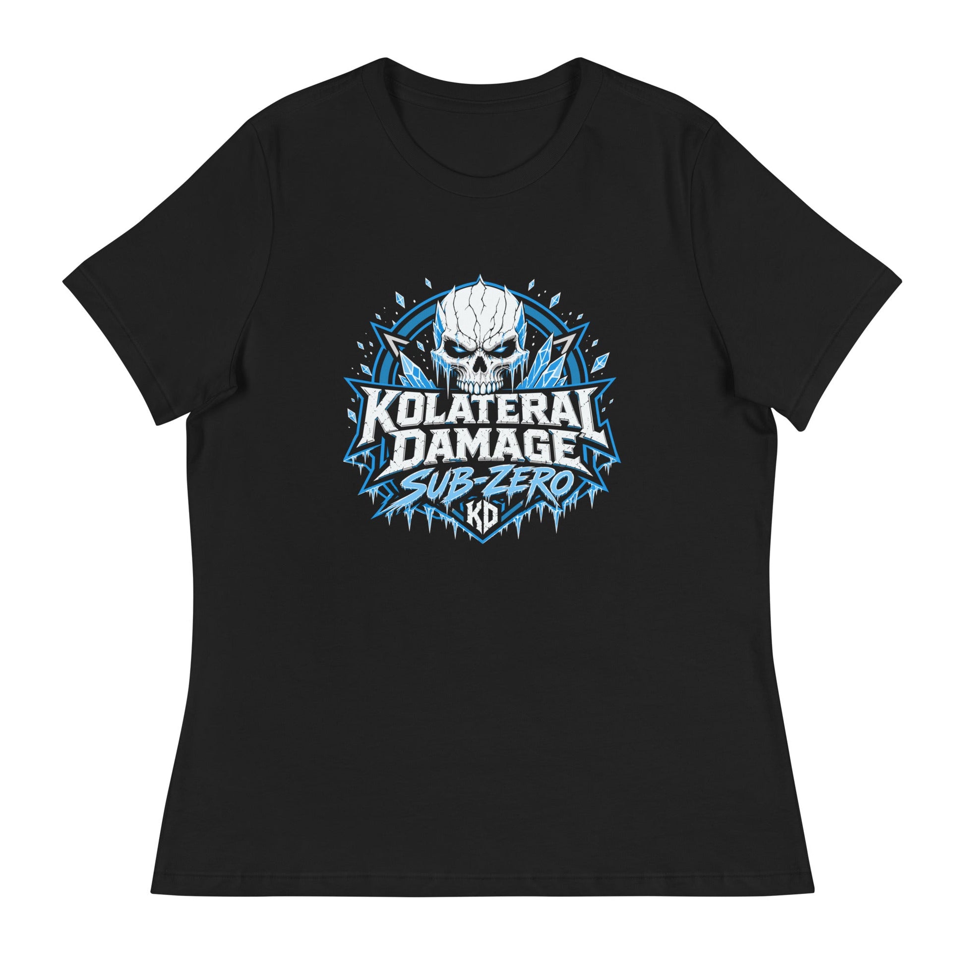 Performance | Women's Relaxed T Shirt | Kolateral Damage E-Sports | Shield Logo