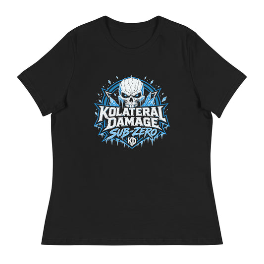 Performance | Women's Relaxed T Shirt | Kolateral Damage E-Sports | Shield Logo