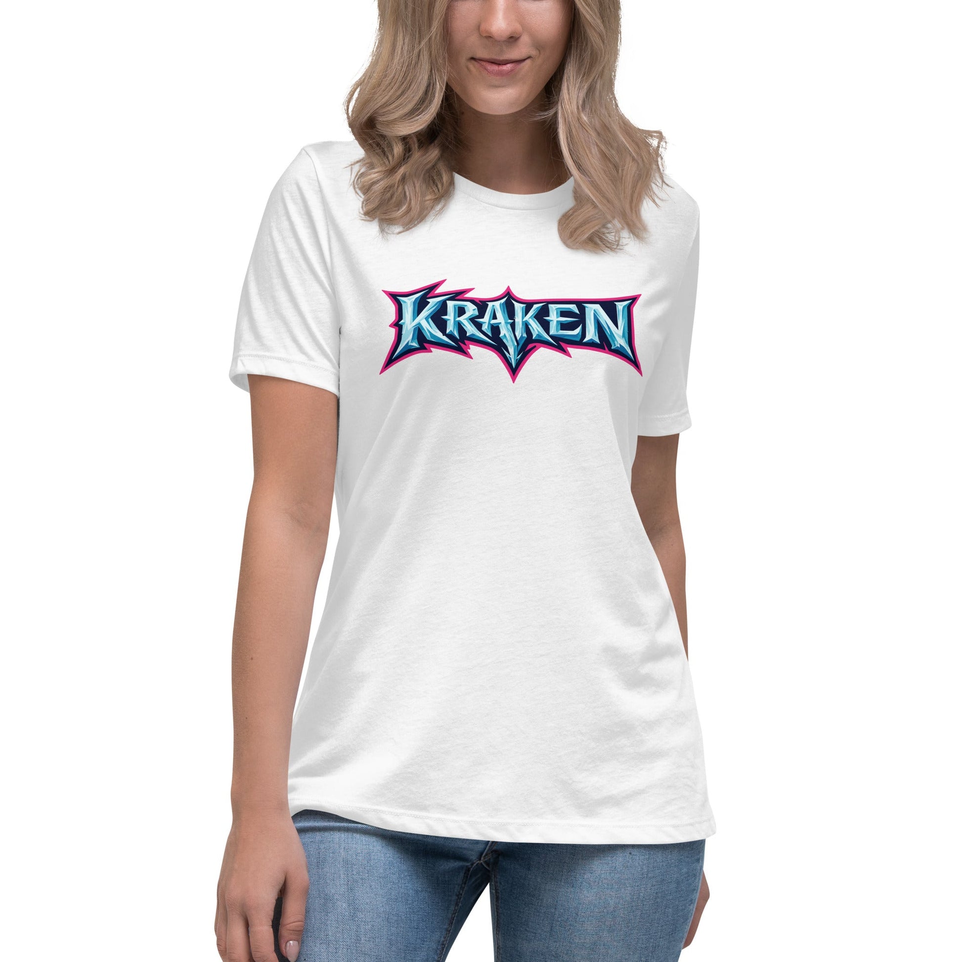 Performance | Women's Relaxed T Shirt | Kraken Fastpitch | Script Logo