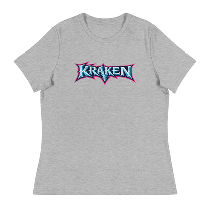 Performance | Women's Relaxed T Shirt | Kraken Fastpitch | Script Logo