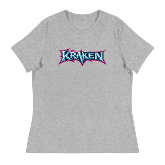Performance | Women's Relaxed T Shirt | Kraken Fastpitch | Script Logo
