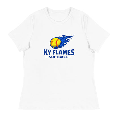 Performance | Women's Relaxed T Shirt | KY Flames | Mark Logo
