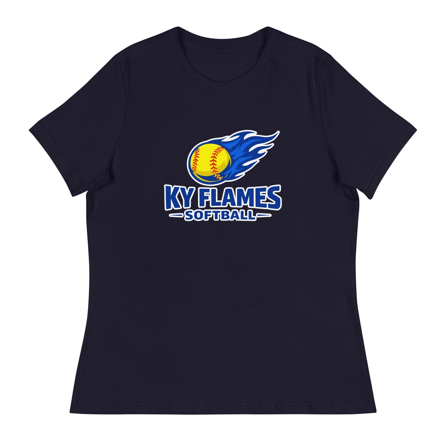 Performance | Women's Relaxed T Shirt | KY Flames | Mark Logo