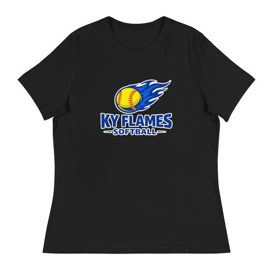 Performance | Women's Relaxed T Shirt | KY Flames | Mark Logo