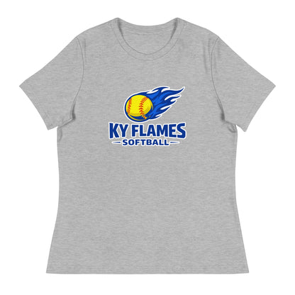 Performance | Women's Relaxed T Shirt | KY Flames | Mark Logo