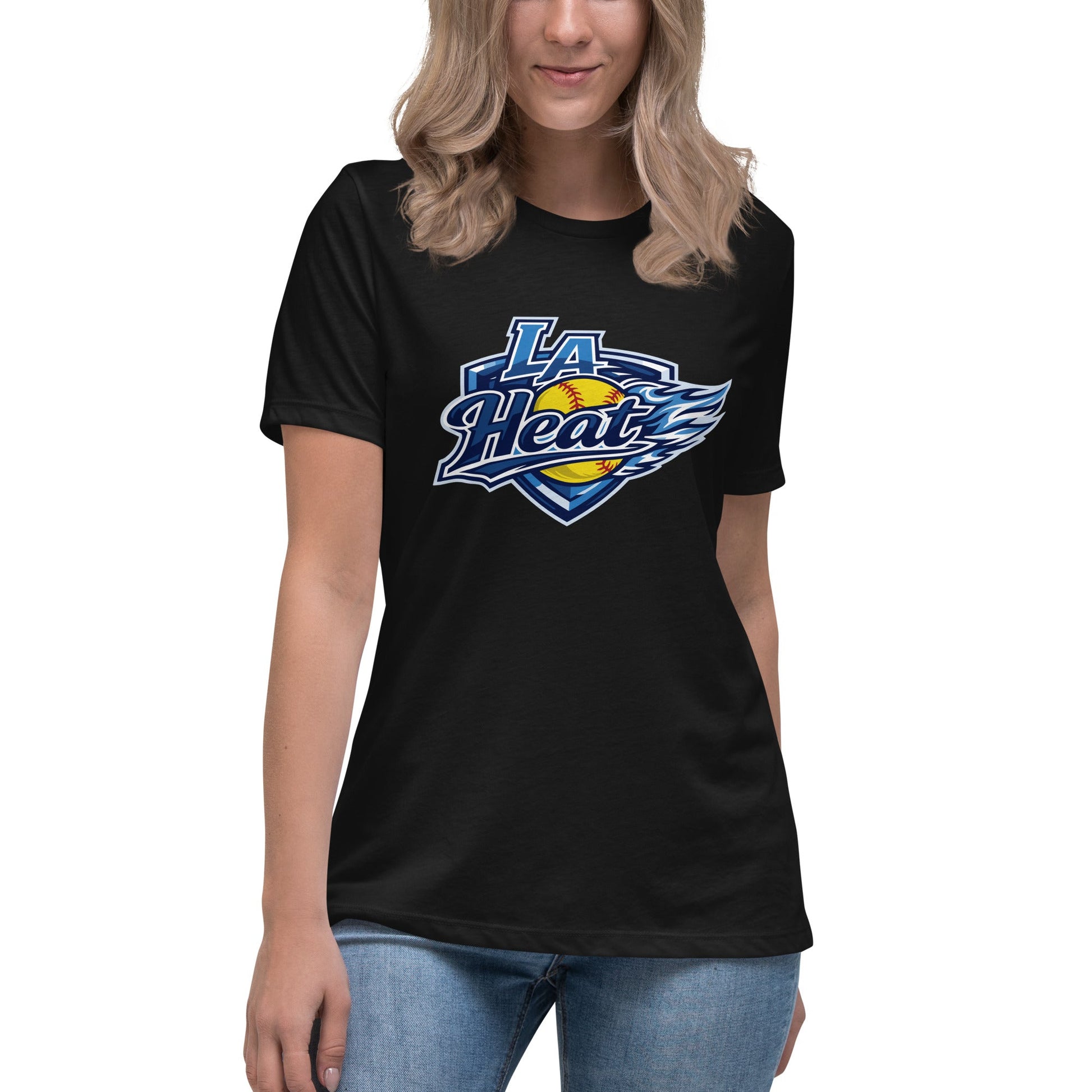 Performance | Women's Relaxed T Shirt | LA Heat | Alt Logo