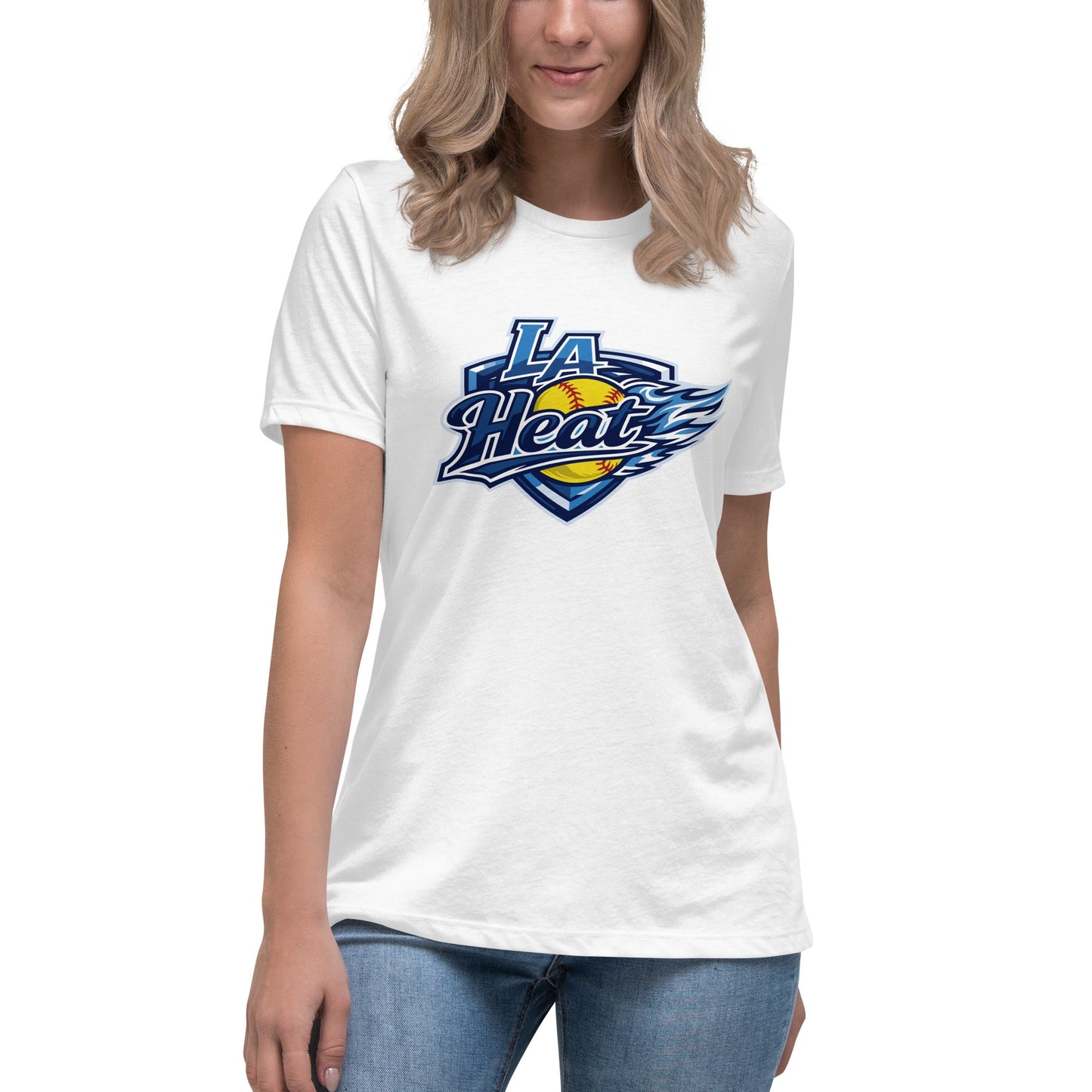 Performance | Women's Relaxed T Shirt | LA Heat | Alt Logo