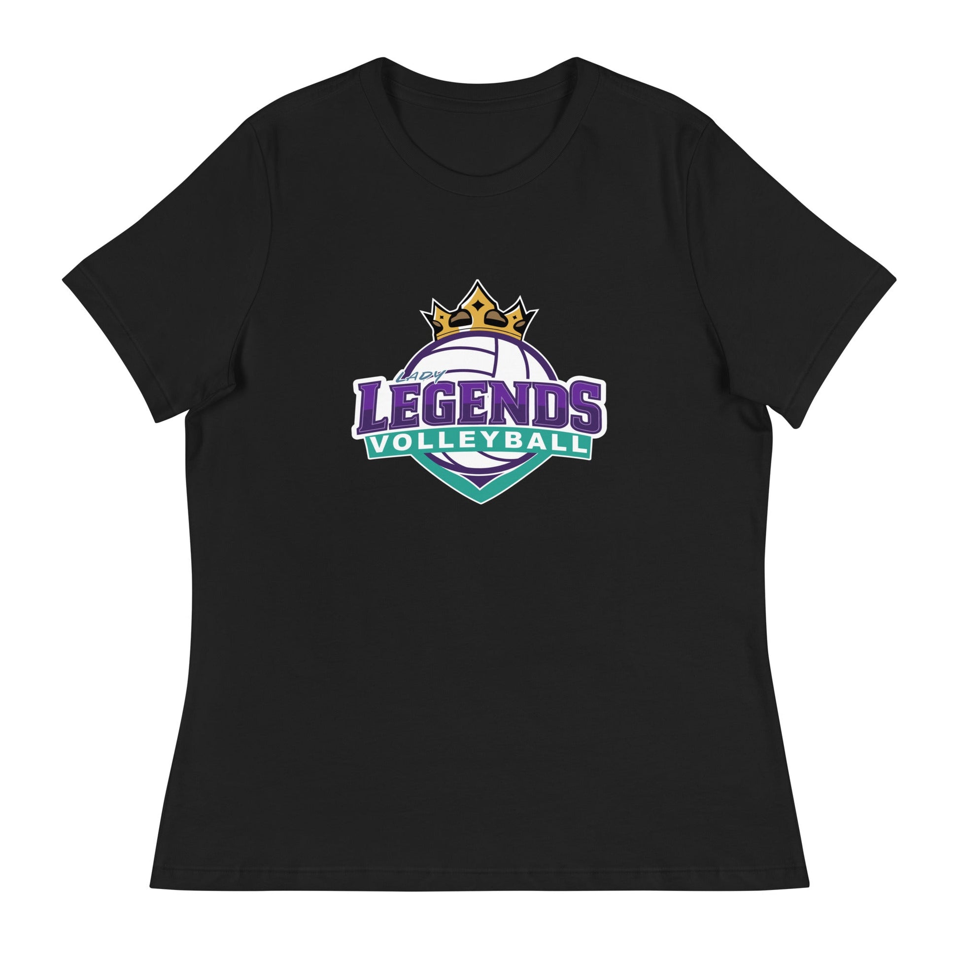 Performance | Women's Relaxed T Shirt | Lady Legends Volleyball | Crown Logo