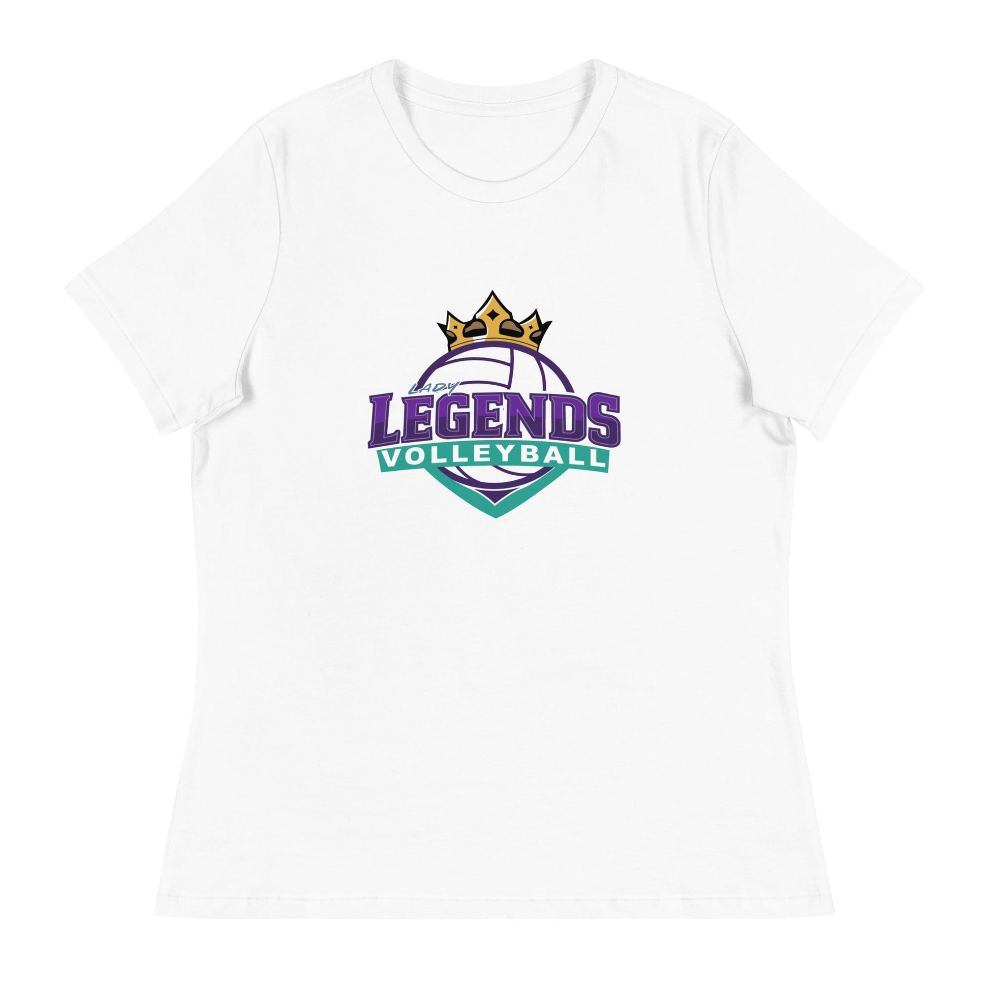Performance | Women's Relaxed T Shirt | Lady Legends Volleyball | Crown Logo