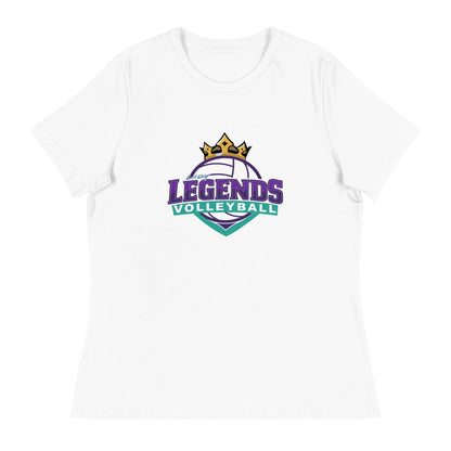Performance | Women's Relaxed T Shirt | Lady Legends Volleyball | Crown Logo