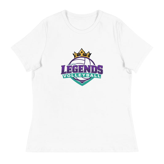 Performance | Women's Relaxed T Shirt | Lady Legends Volleyball | Crown Logo