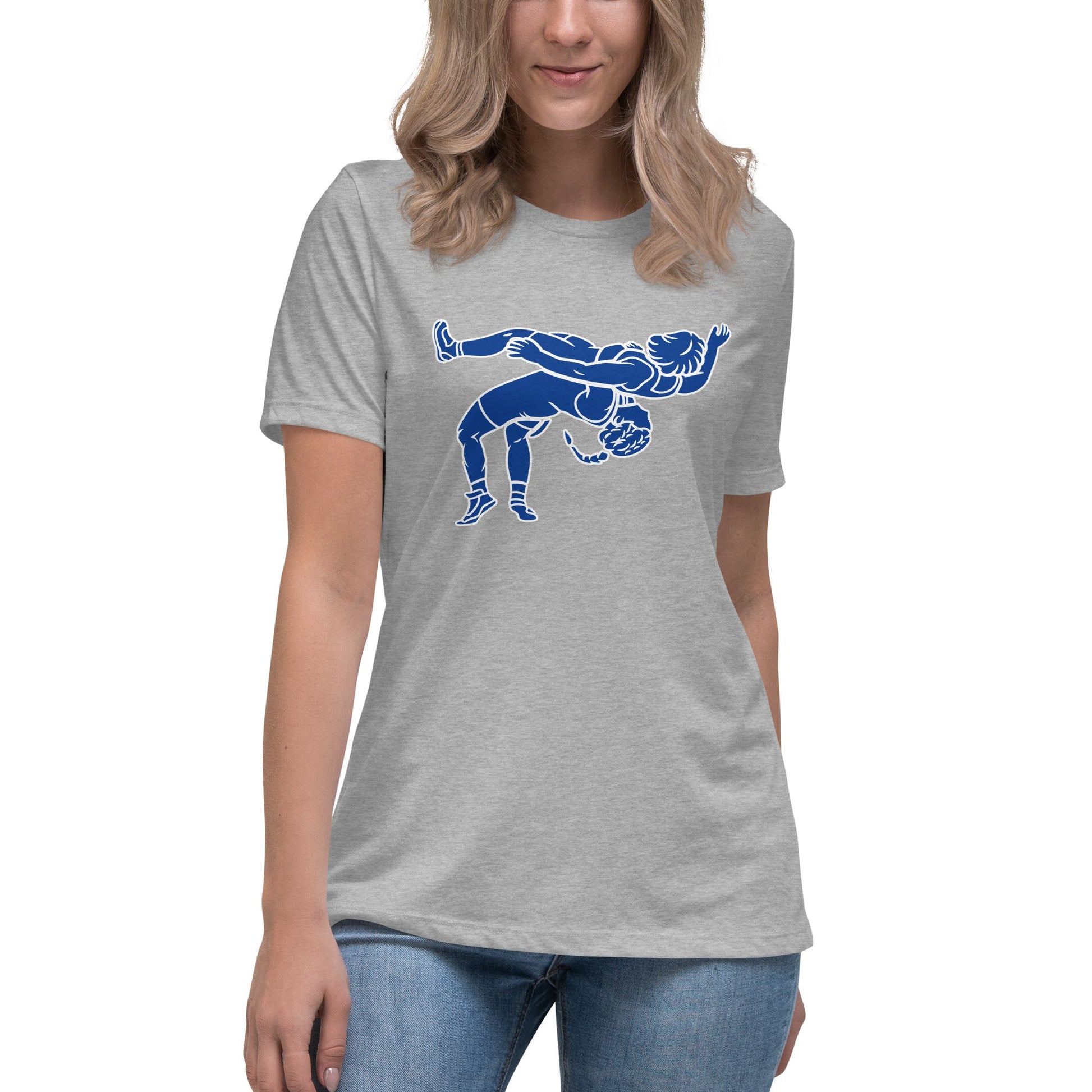 Performance | Women's Relaxed T Shirt | Lady Senators Wrestling | Wrestler Logo