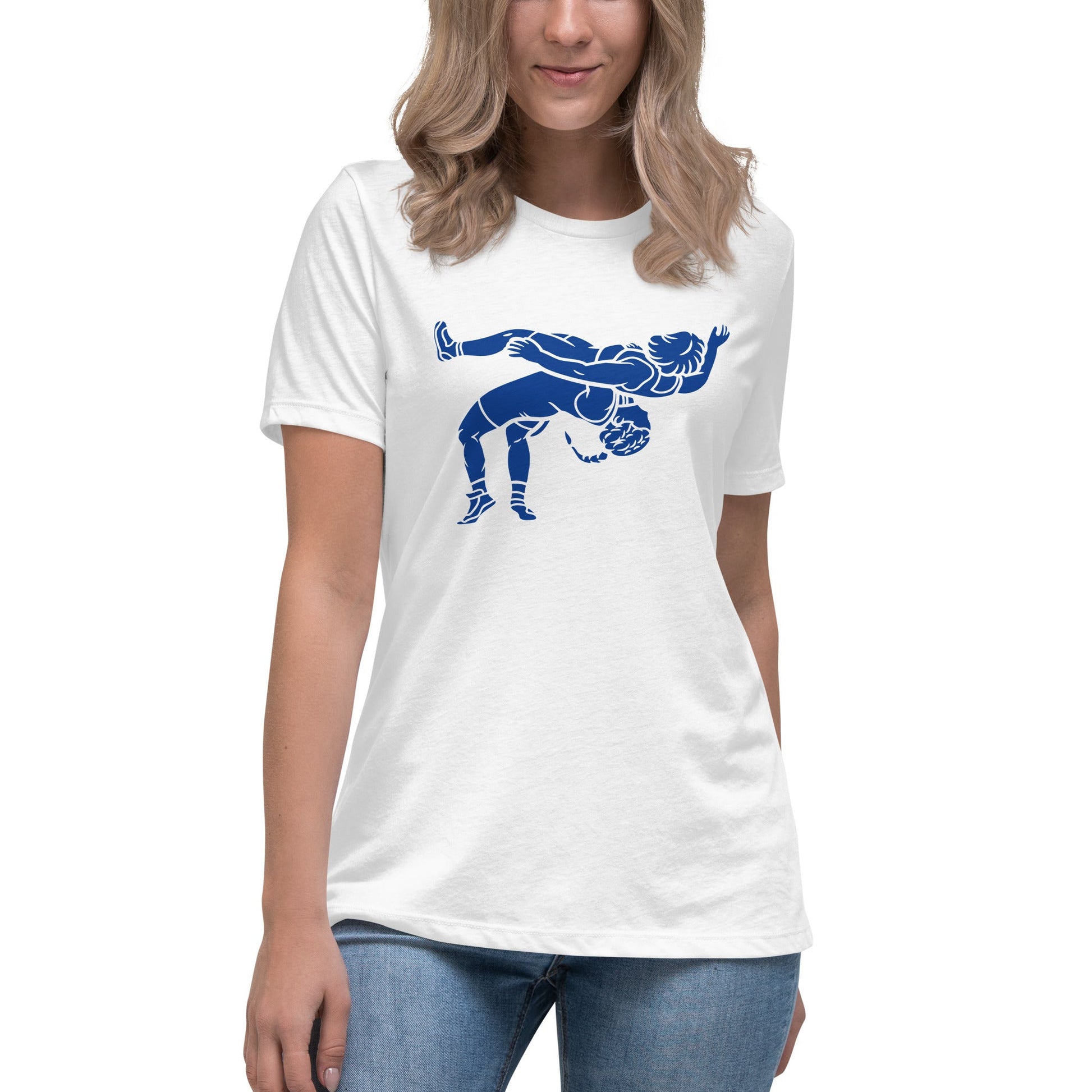 Performance | Women's Relaxed T Shirt | Lady Senators Wrestling | Wrestler Logo