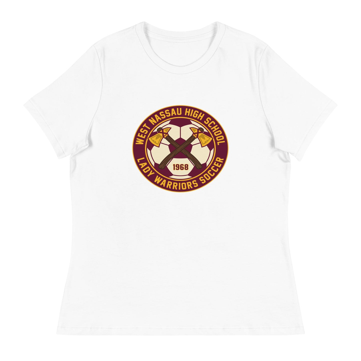 Performance | Women's Relaxed T Shirt | Lady Warrior Soccer Booster Club | Lady Warriors Logo