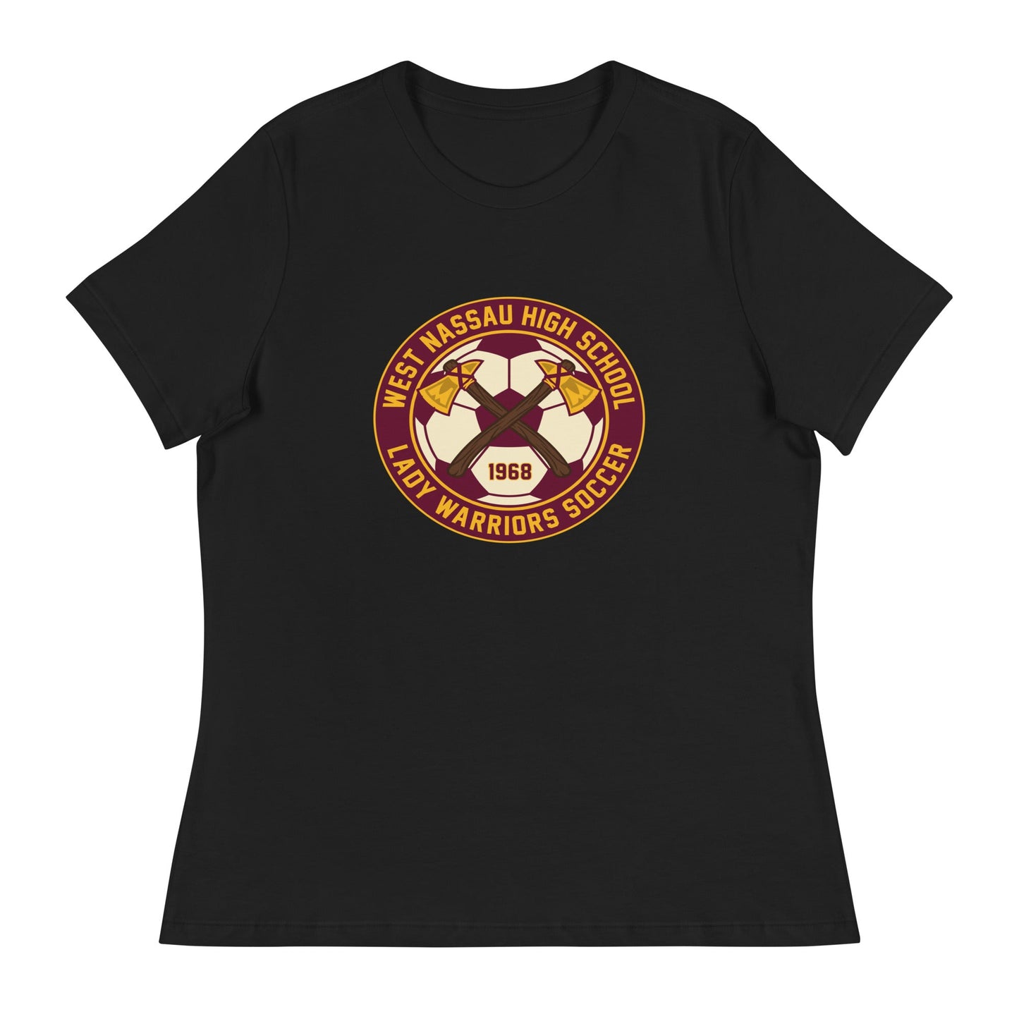 Performance | Women's Relaxed T Shirt | Lady Warrior Soccer Booster Club | Lady Warriors Logo