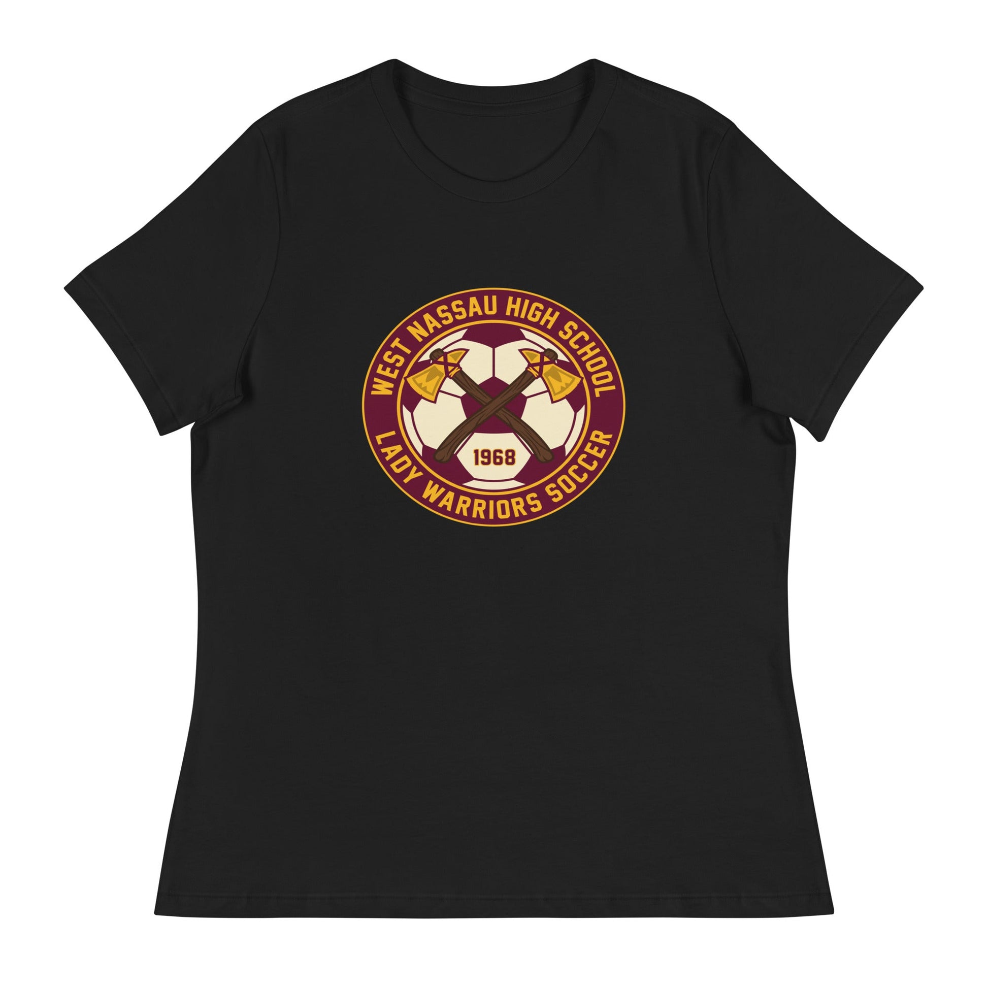 Performance | Women's Relaxed T Shirt | Lady Warrior Soccer Booster Club | Lady Warriors Logo