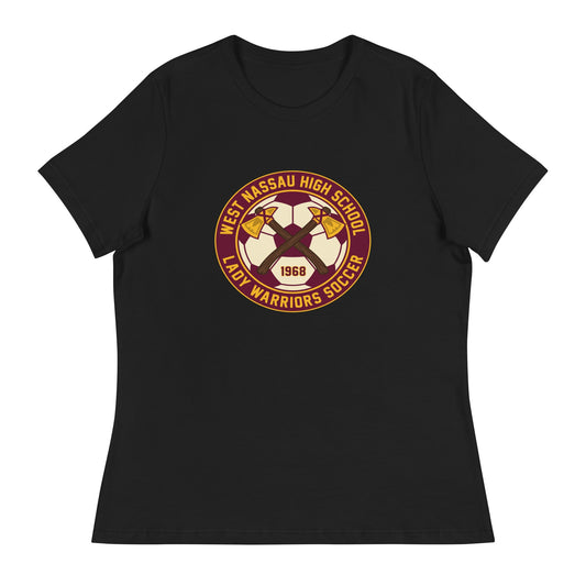 Performance | Women's Relaxed T Shirt | Lady Warrior Soccer Booster Club | Lady Warriors Logo