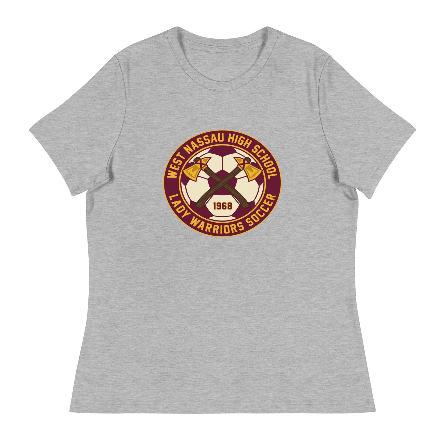 Performance | Women's Relaxed T Shirt | Lady Warrior Soccer Booster Club | Lady Warriors Logo