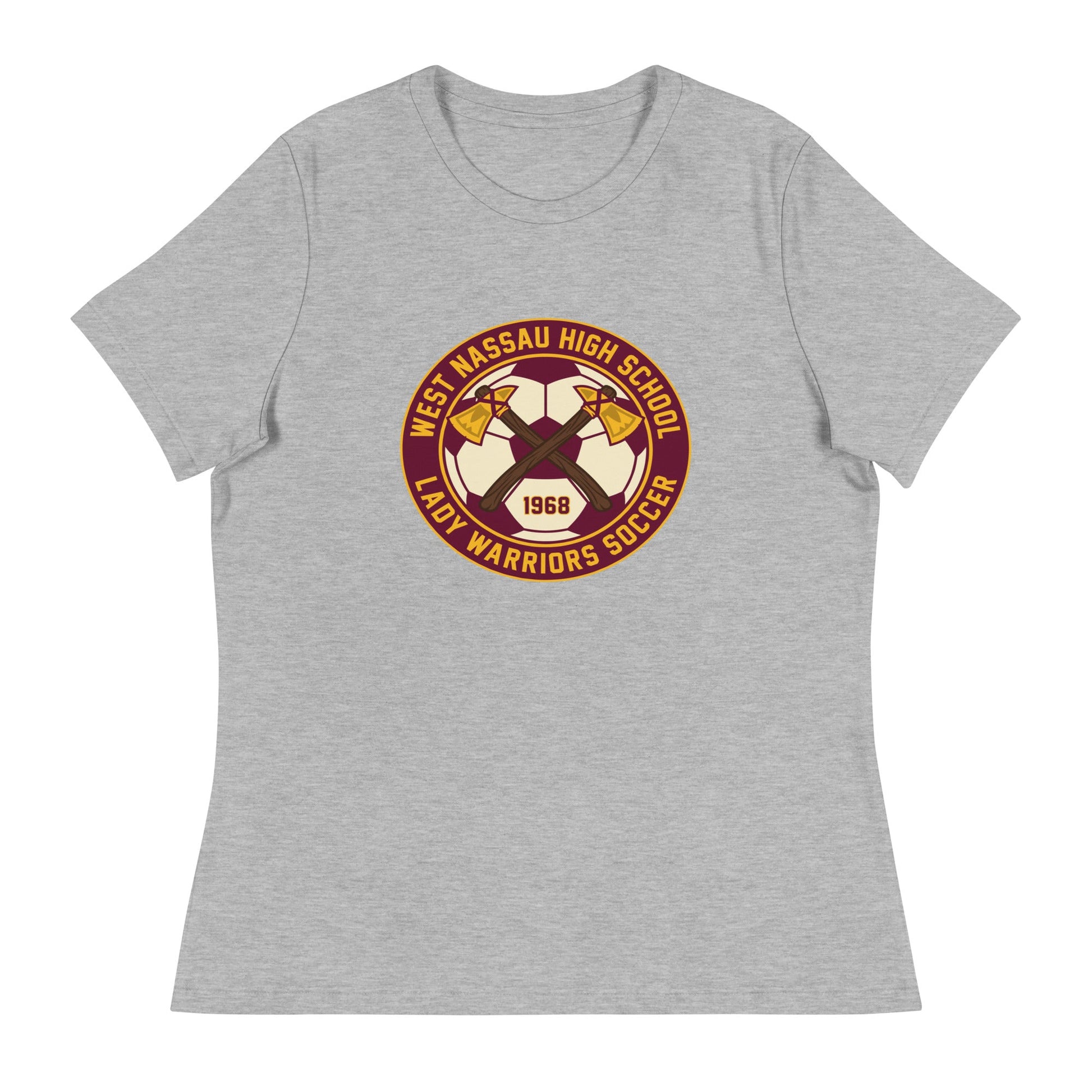Performance | Women's Relaxed T Shirt | Lady Warrior Soccer Booster Club | Lady Warriors Logo