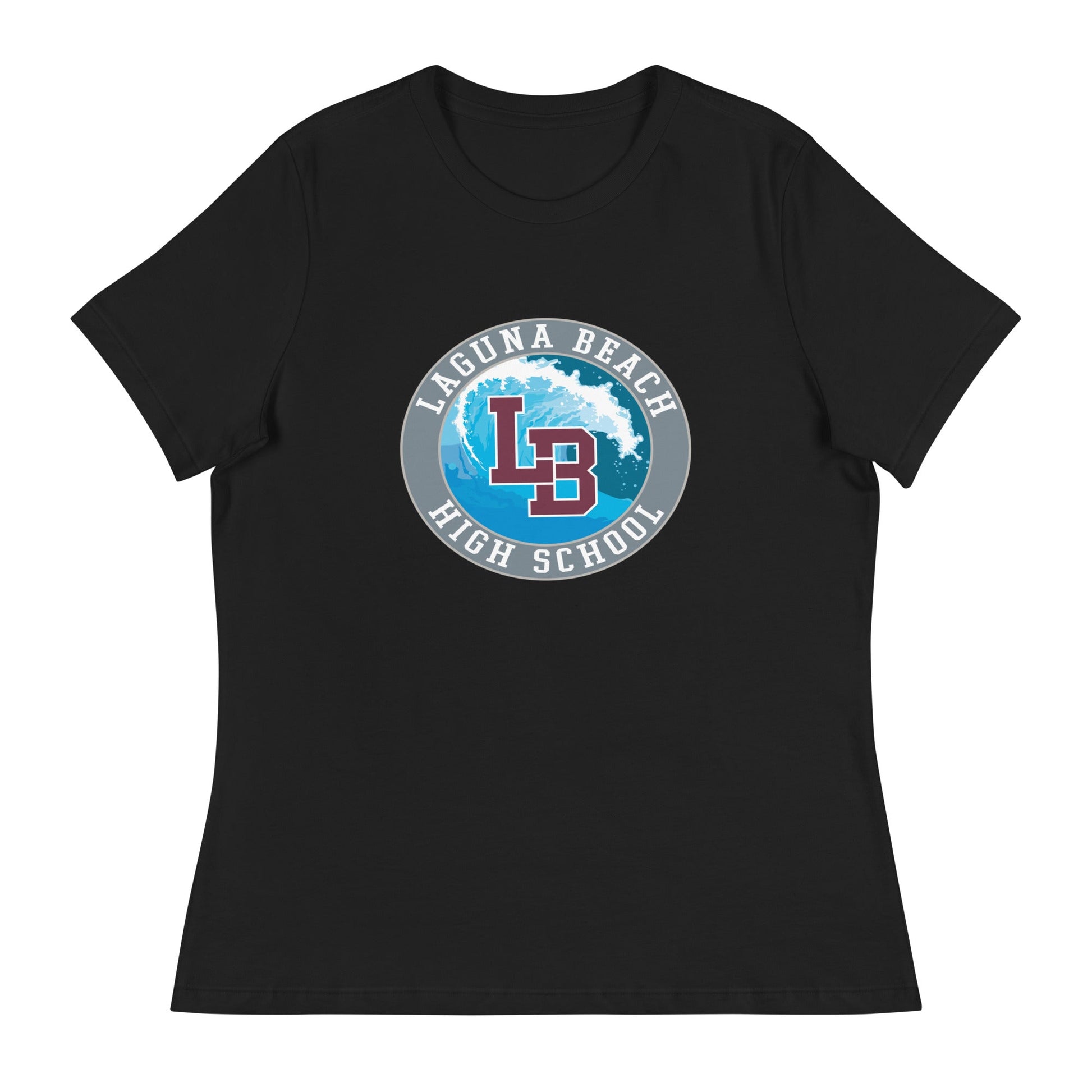 Performance | Women's Relaxed T Shirt | Laguna Beach High School Wrestling | Wave Logo
