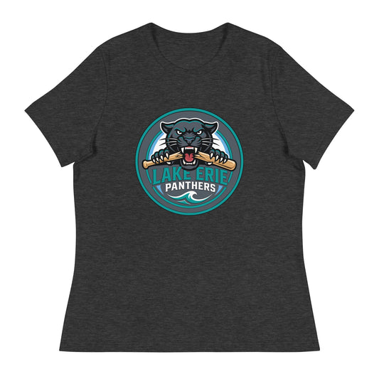 Performance | Women's Relaxed T Shirt | Lake-Erie Panthers | Badge Logo