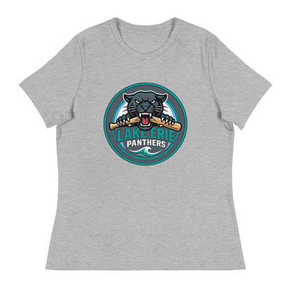 Performance | Women's Relaxed T Shirt | Lake-Erie Panthers | Badge Logo