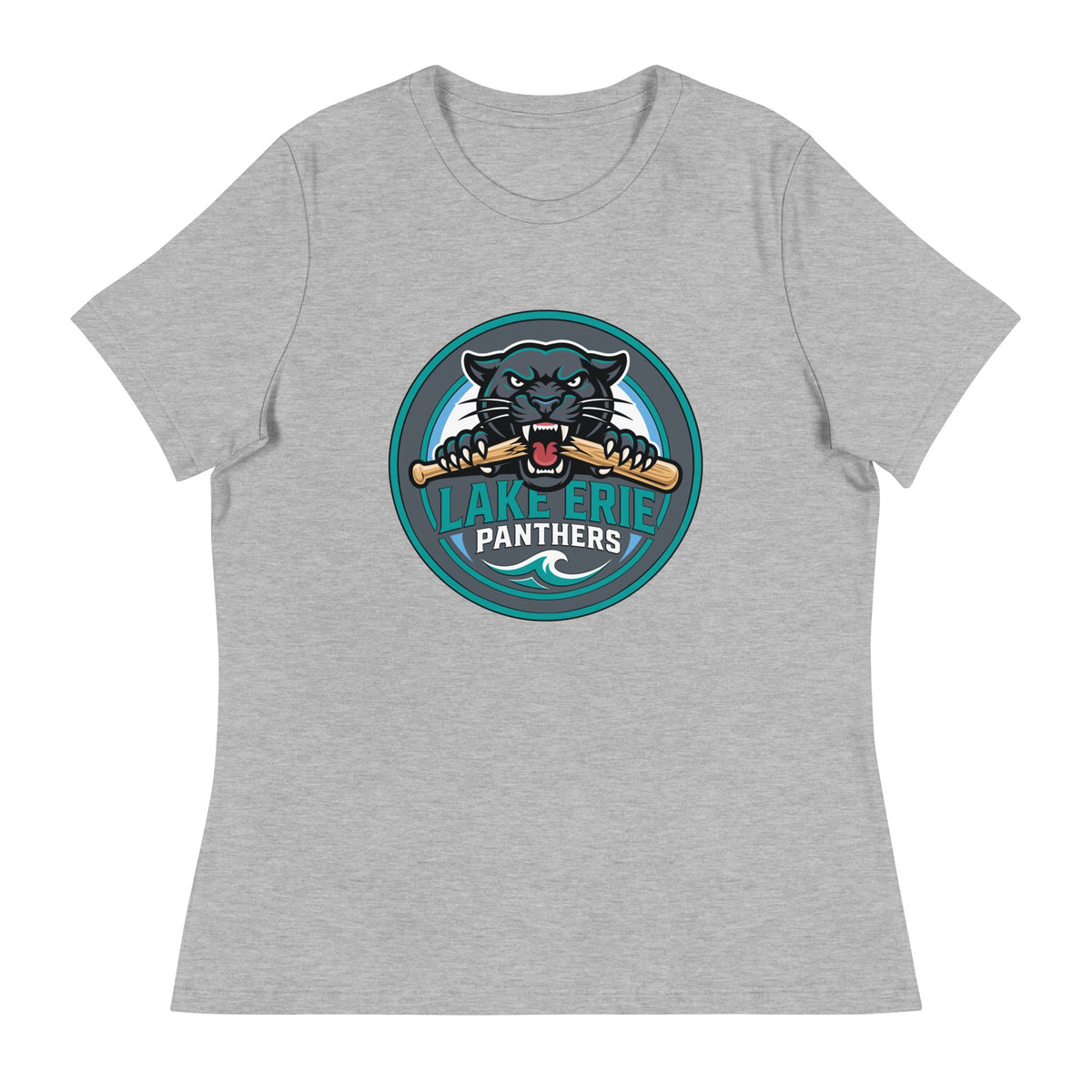 Performance | Women's Relaxed T Shirt | Lake-Erie Panthers | Badge Logo