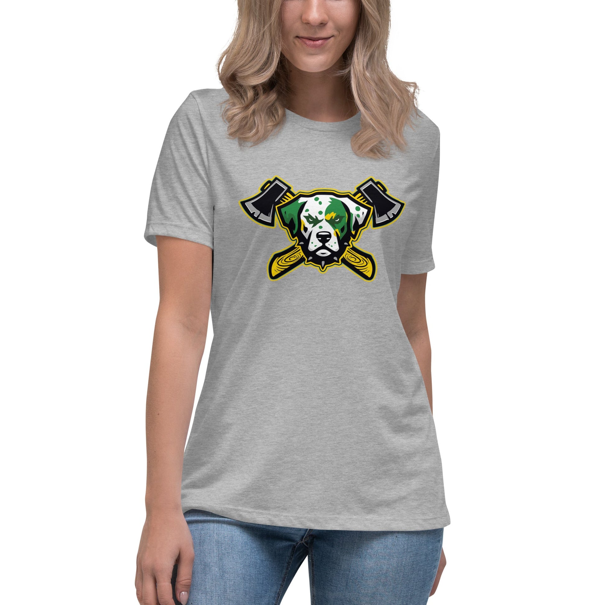 Performance | Women's Relaxed T Shirt | Lake Erie Power Pines | Axe Logo