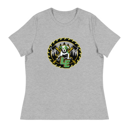 Performance | Women's Relaxed T Shirt | Lake Erie Power Pines | Saw Logo