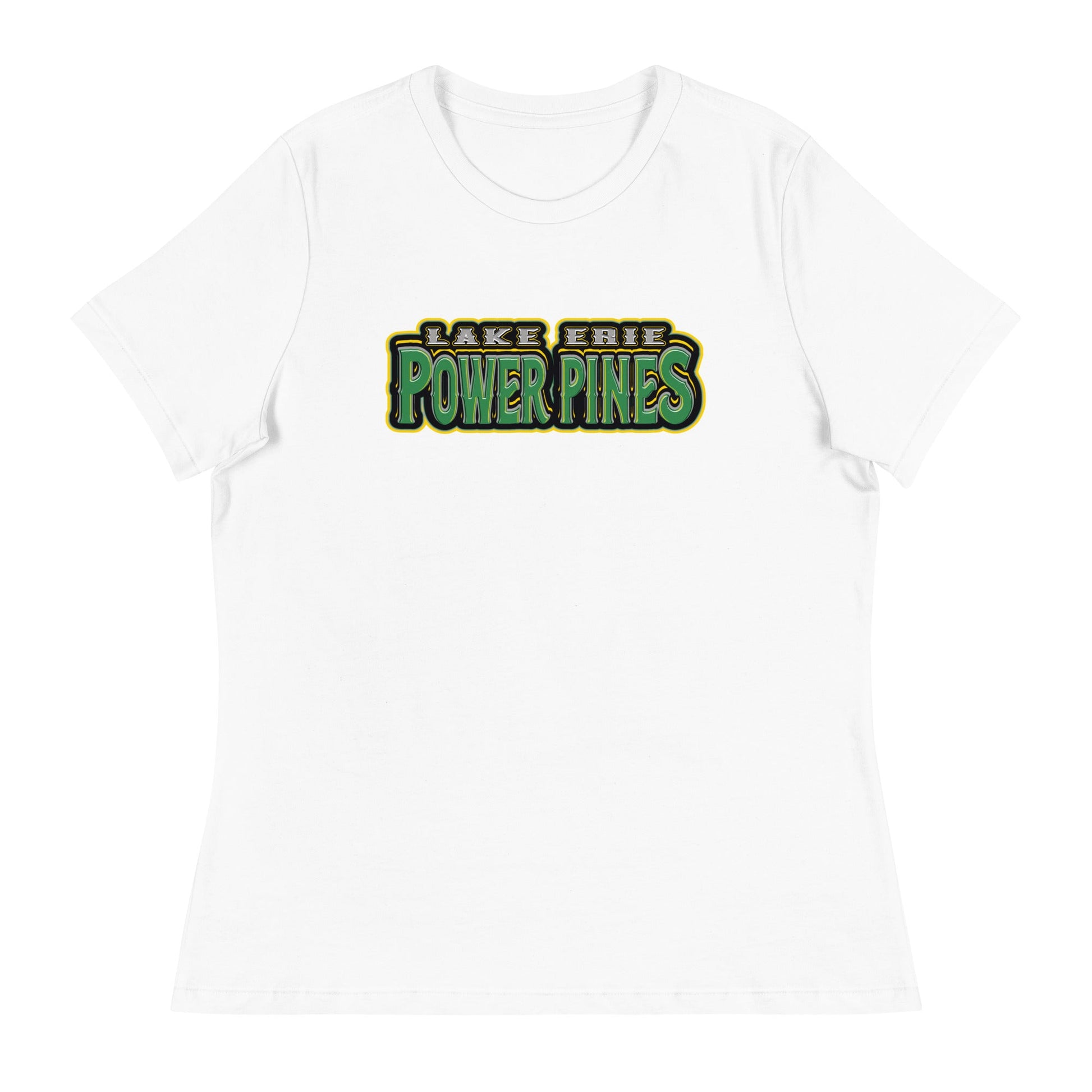 Performance | Women's Relaxed T Shirt | Lake Erie Power Pines | Script Logo