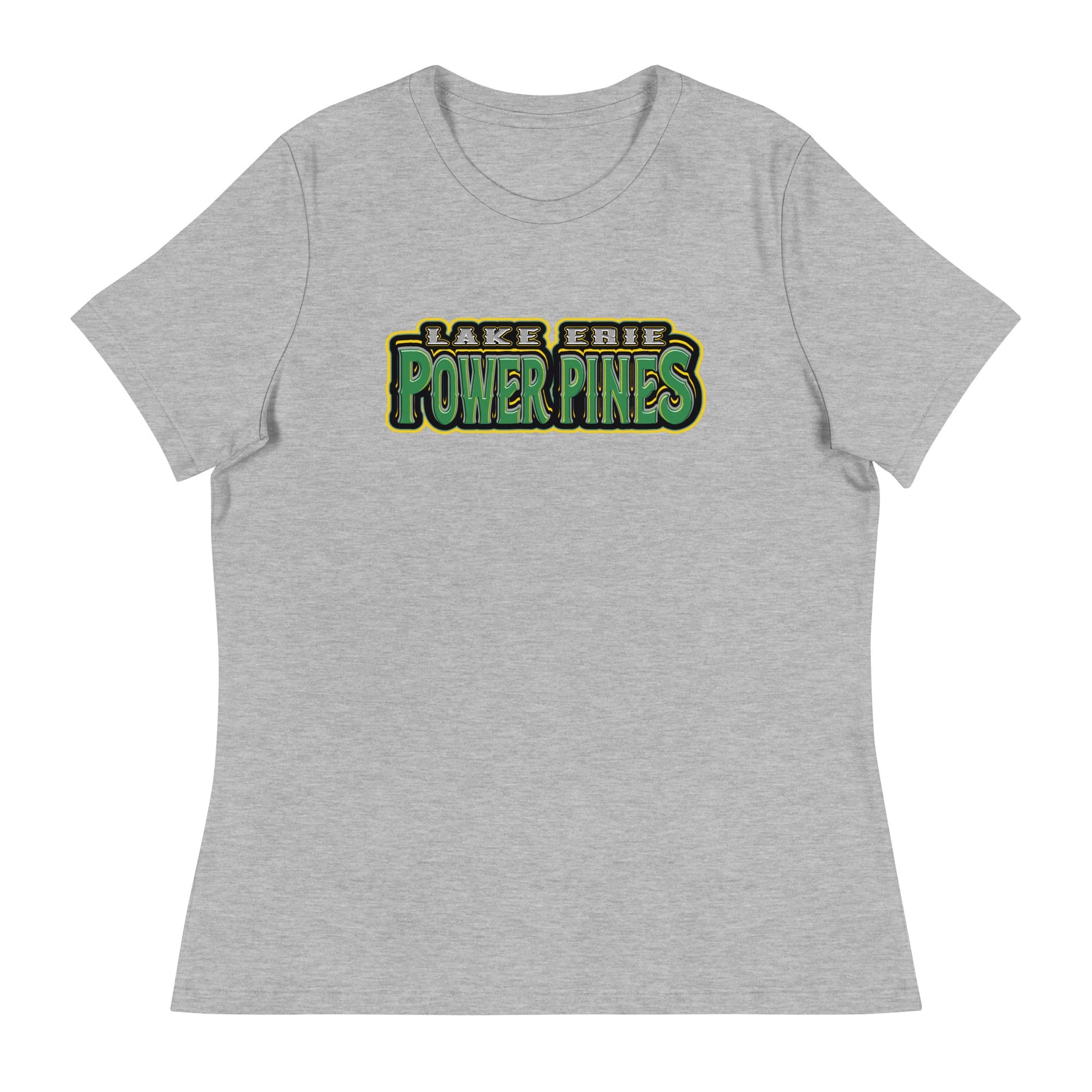 Performance | Women's Relaxed T Shirt | Lake Erie Power Pines | Script Logo