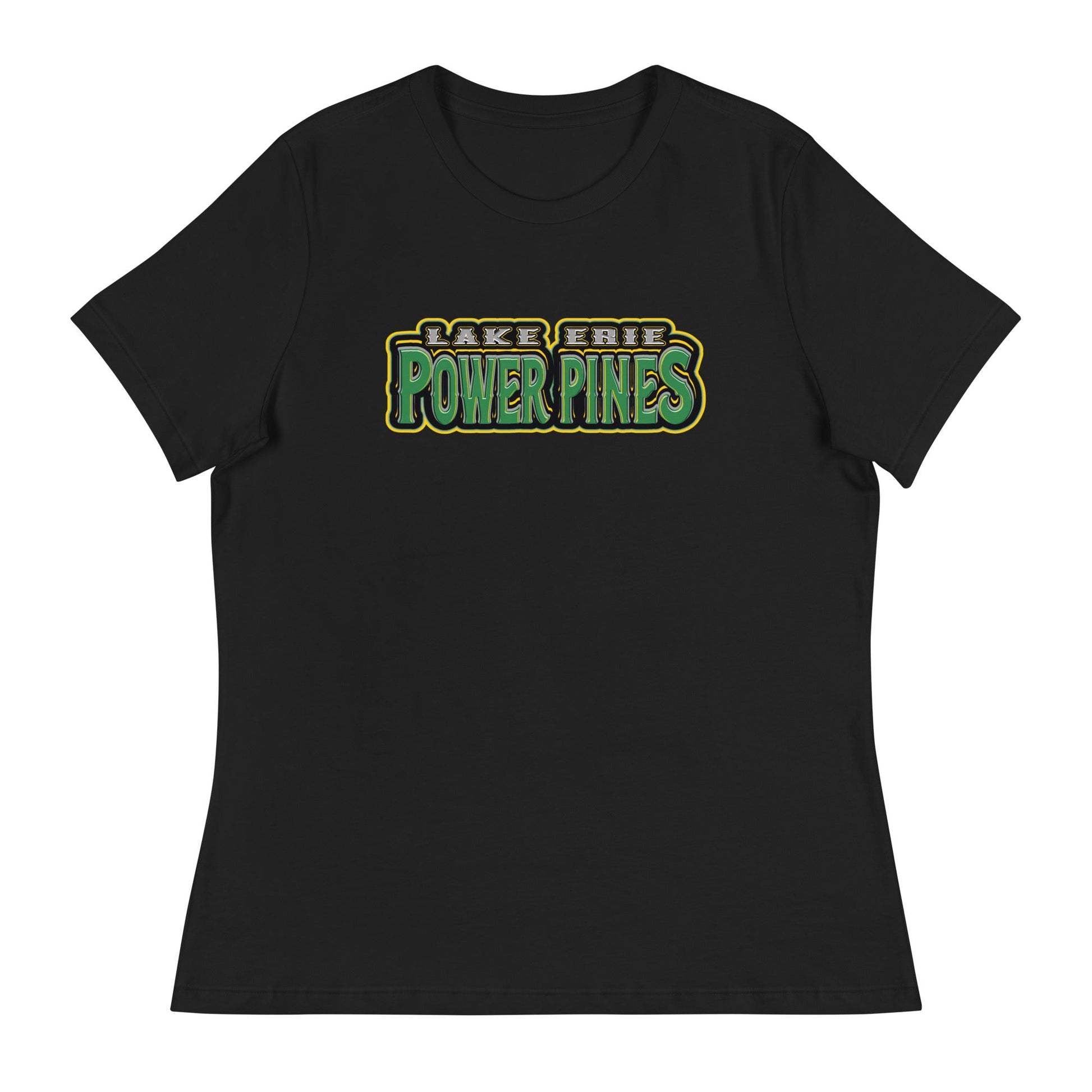 Performance | Women's Relaxed T Shirt | Lake Erie Power Pines | Script Logo