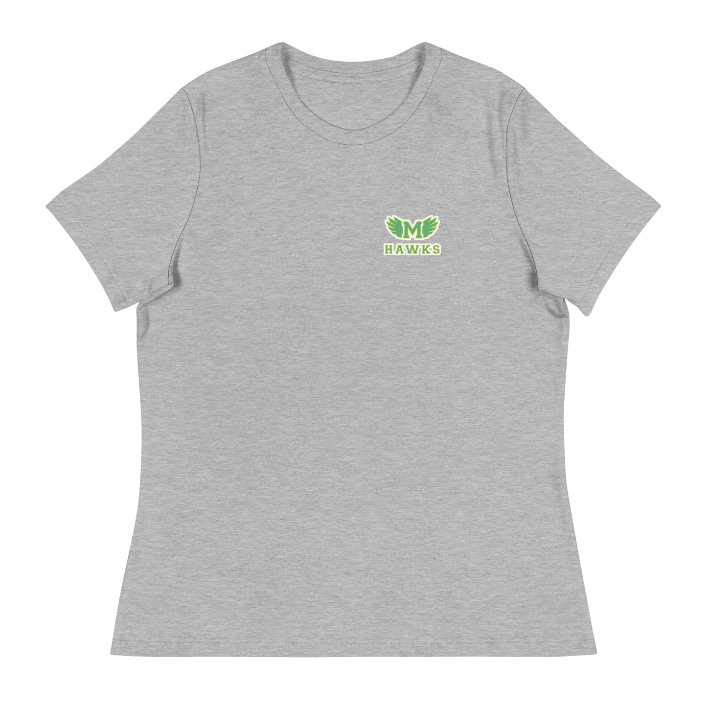 Performance | Women's Relaxed T Shirt | Lake Minneola Hawks Football | Icon Logo