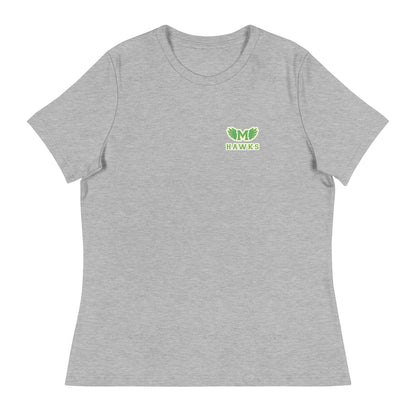 Performance | Women's Relaxed T Shirt | Lake Minneola Hawks Football | Icon Logo