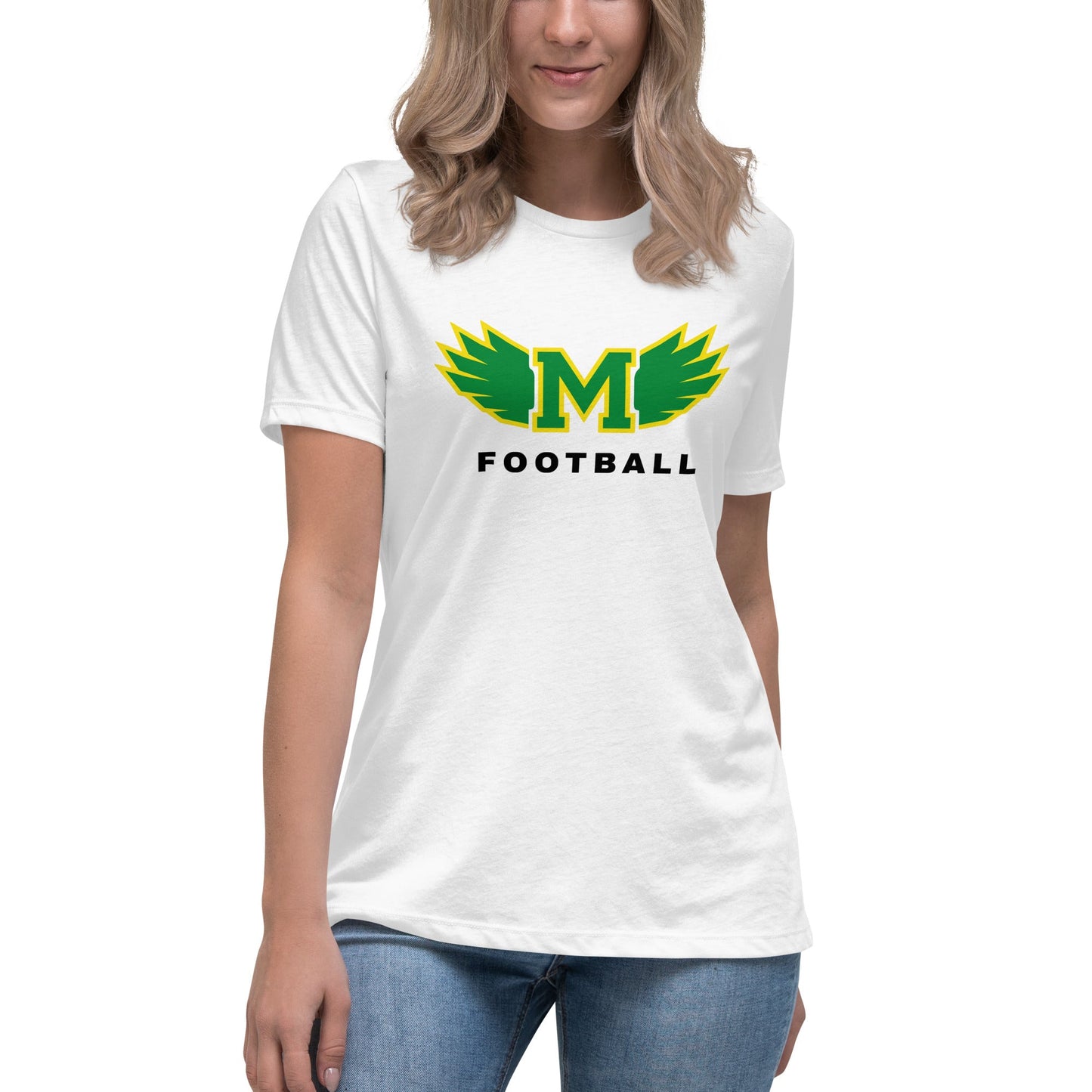 Performance | Women's Relaxed T Shirt | Lake Minneola Hawks Football | Main Logo
