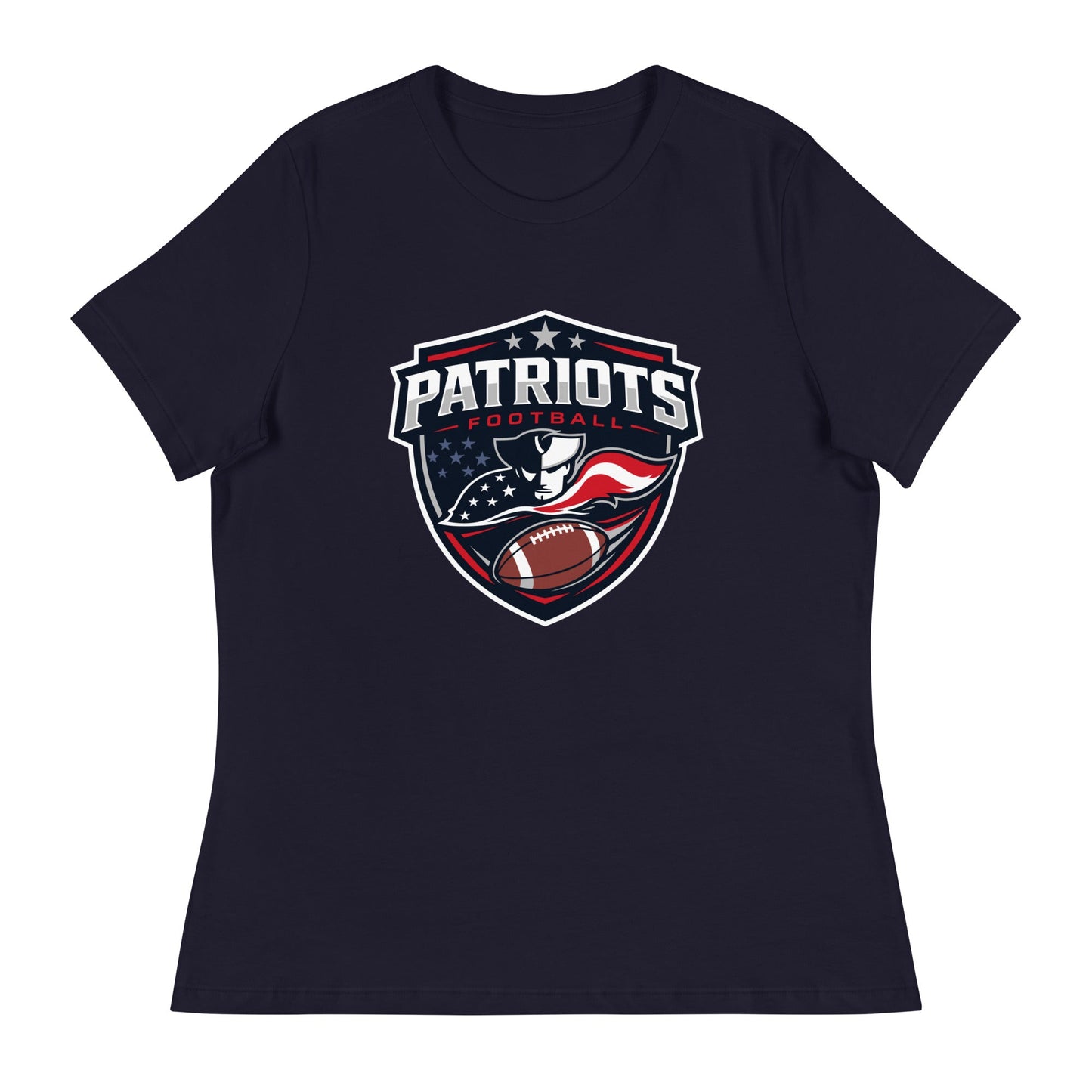Performance | Women's Relaxed T Shirt | LFMS Athletics | Patriots Football Logo