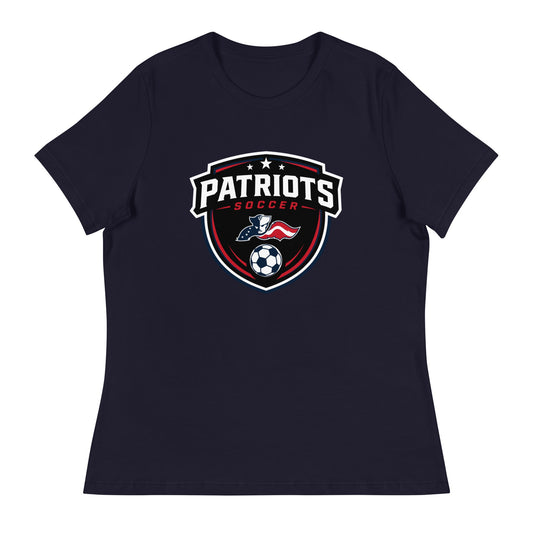 Performance | Women's Relaxed T Shirt | LFMS Athletics | Patriots Soccer Logo