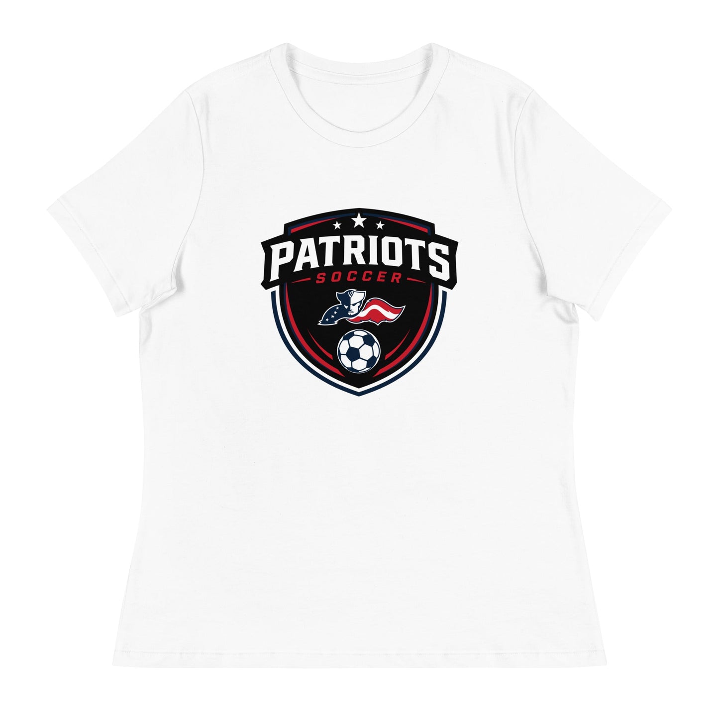 Performance | Women's Relaxed T Shirt | LFMS Athletics | Patriots Soccer Logo
