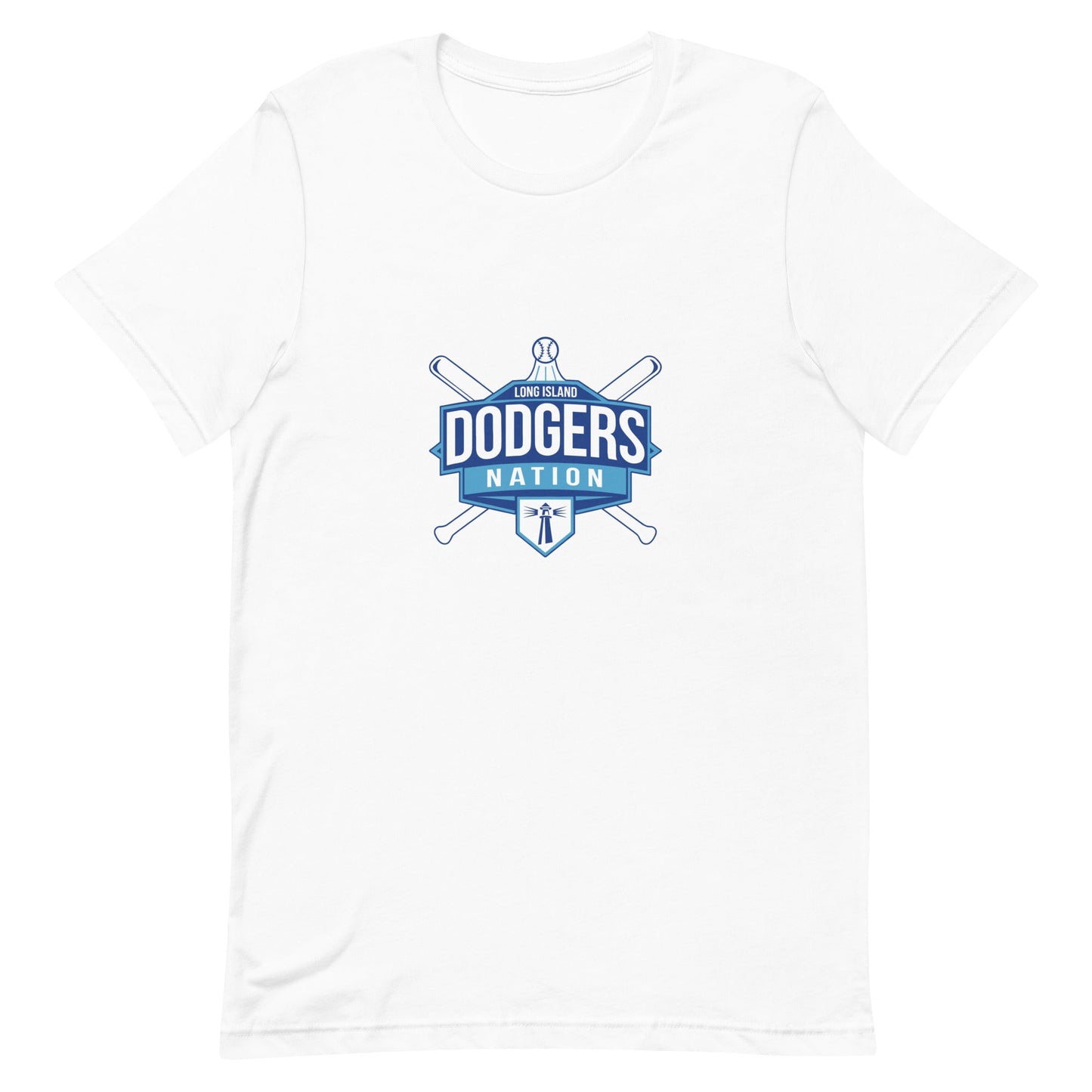 Performance | Women's Relaxed T Shirt | LI Dodgers Nation | Varsity Crest Logo