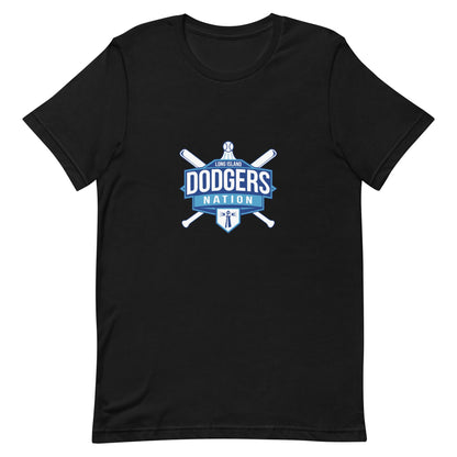 Performance | Women's Relaxed T Shirt | LI Dodgers Nation | Varsity Crest Logo