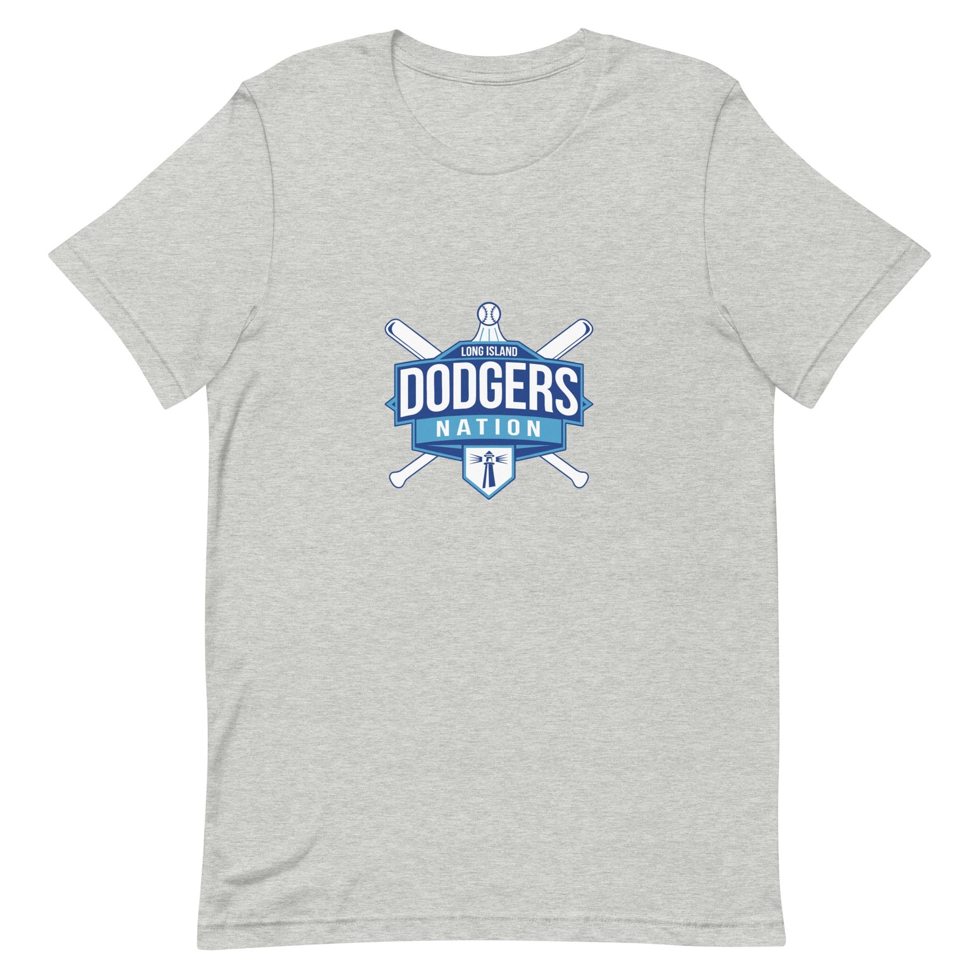 Performance | Women's Relaxed T Shirt | LI Dodgers Nation | Varsity Crest Logo