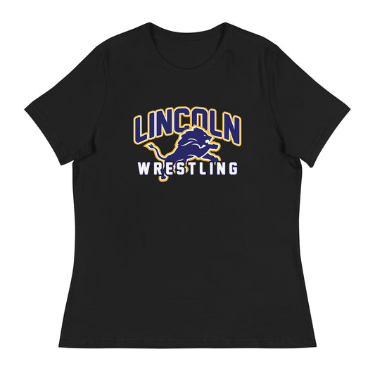 Performance | Women's Relaxed T Shirt | Lincoln High School | Crest Logo